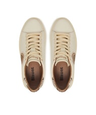BLAUER VENUS Baskets cr&egrave;me/python - Chaussures Femme - 4