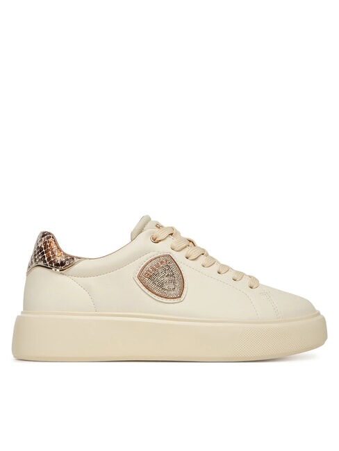 VENUS Baskets cr&egrave;me/python - Chaussures Femme