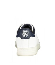 BLAUER GRANT  Baskets en cuir blanc/bleu marine - Chaussures Homme - 4