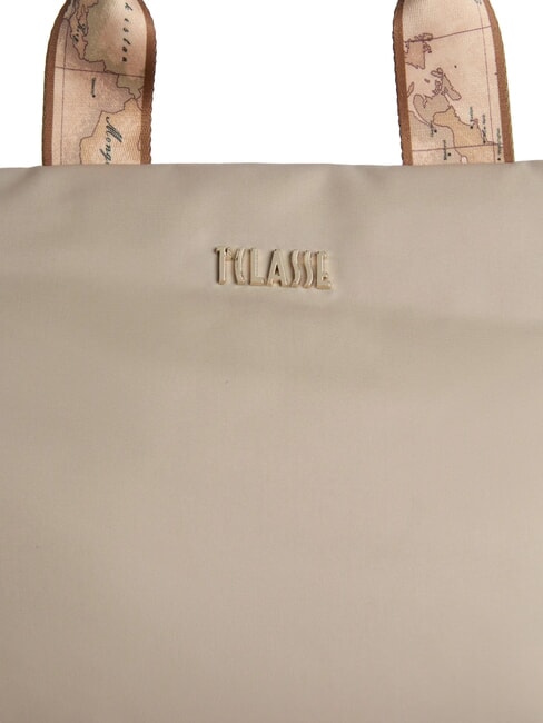 PUFFY NYLON Sac fourre-tout avec bandoulière grège - Sacs pour Femme