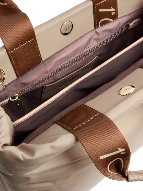 PUFFY NYLON Sac fourre-tout avec bandoulière grège - Sacs pour Femme