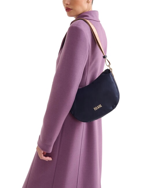 STORMY NYLON Petit sac à bandoulière en forme de croissant nuit bleue - Sacs pour Femme