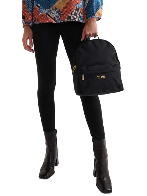 STORMY NYLON Sac à dos avec poche Noir - Sacs pour Femme