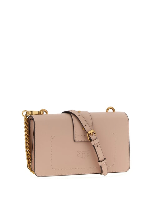 LOVE ONE CLASSIC Mini sac à bandoulière en cuir poudre-or antique - Sacs pour Femme