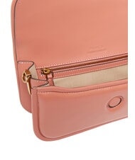 PINKO LOVE BOX Sac à bandoulière en cuir Aragon brun-or antique - Sacs pour Femme - 3