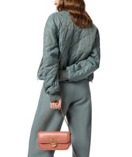 PINKO LOVE BOX Sac à bandoulière en cuir Aragon brun-or antique - Sacs pour Femme - 4