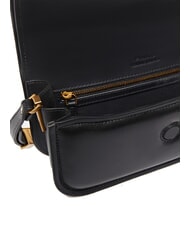 PINKO LOVE BOX Sac à bandoulière en cuir noir-or antique - Sacs pour Femme - 3