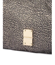 BORBONESE TEAPOT S Sac à bandoulière OP / NATUREL / NOIR - Sacs pour Femme - 3