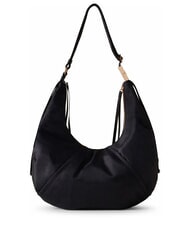 BORBONESE FOLD Sac d'&eacute;paule noir fonc&eacute; - Sacs pour Femme - 2