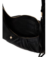 BORBONESE FOLD Sac d'&eacute;paule noir fonc&eacute; - Sacs pour Femme - 3