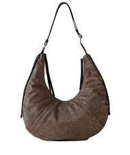 BORBONESE FOLD Sac d'épaule OP / NATUREL / NOIR - Sacs pour Femme - 3