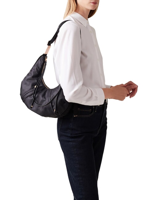 FOLD  Sac bandoulière souple noir foncé - Sacs pour Femme