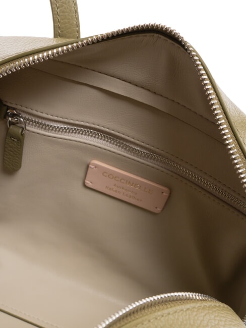 SWAP Sac cartable en cuir avec bandoulière vert laurier - Sacs pour Femme