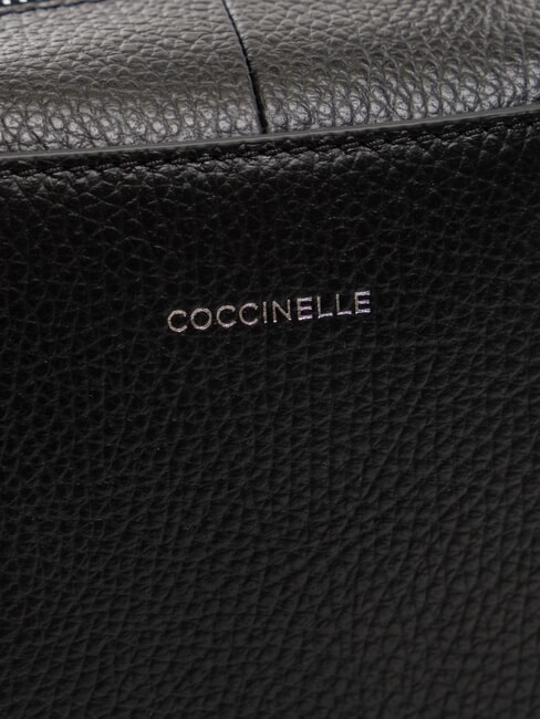 SWAP Sac cartable en cuir avec bandoulière Noir - Sacs pour Femme