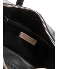 COCCINELLE SWAP Sac cartable en cuir avec bandoulière Noir - Sacs pour Femme - 6