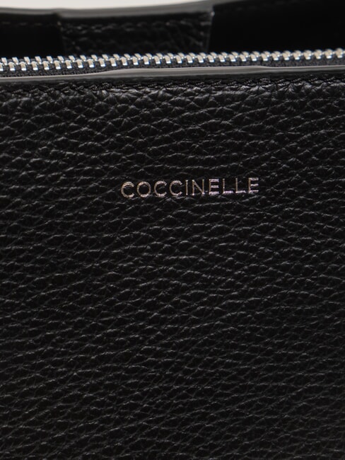 SWAP Sac en cuir avec bandoulière Noir - Sacs pour Femme