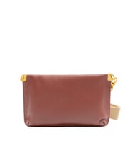 COCCINELLE HYLE Petit sac à bandoulière plat en cuir Brandy - Sacs pour Femme - 3