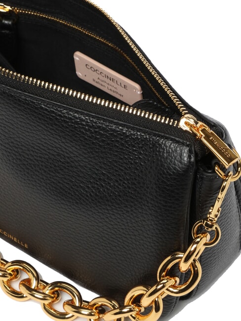 ISIDE Petit sac à bandoulière en cuir Noir - Sacs pour Femme
