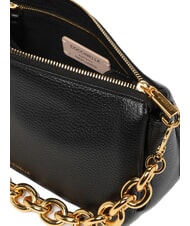 COCCINELLE ISIDE Petit sac à bandoulière en cuir Noir - Sacs pour Femme - 6