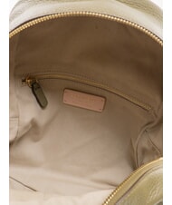 COCCINELLE JEN Sac à dos rond en cuir avec poche vert laurier - Sacs pour Femme - 6