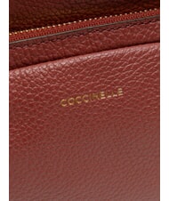 COCCINELLE JEN Sac à dos rond en cuir avec poche Brandy - Sacs pour Femme - 5