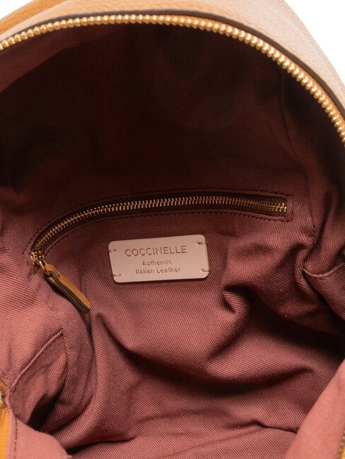 JEN Sac à dos rond en cuir avec poche CUIR - Sacs pour Femme