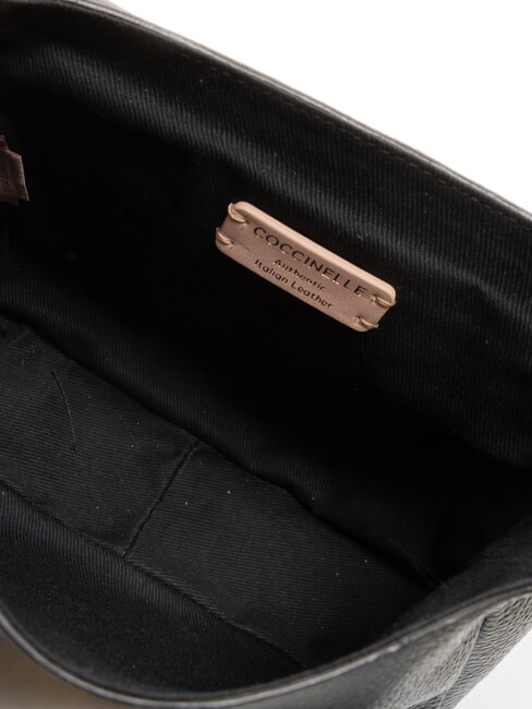 ERIS Mini sac à bandoulière en cuir Noir - Sacs pour Femme