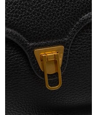 COCCINELLE MARVIN Mini sac à main en cuir avec bandoulière Noir - Sacs pour Femme - 5