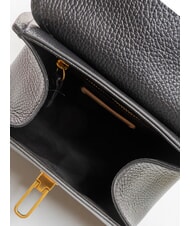 COCCINELLE MARVIN Mini sac à main en cuir avec bandoulière Noir - Sacs pour Femme - 6