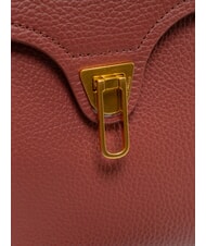 COCCINELLE MARVIN Sac à main en cuir avec bandoulière Brandy - Sacs pour Femme - 5