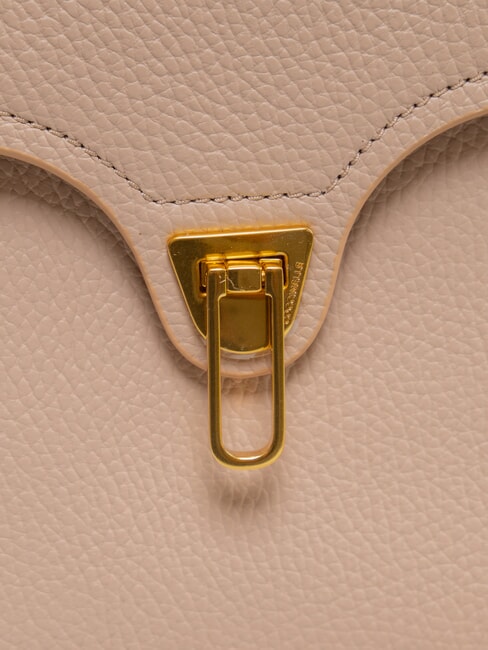 MARVIN Sac à main en cuir avec bandoulière rosaces - Sacs pour Femme