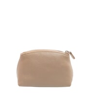 COCCINELLE AGATEA Trousse de beauté en cuir taupe chaud - Pochettes & Trousses - 4