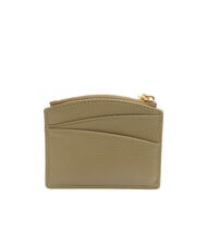 COCCINELLE ROUNDED PRINTED Petit porte-cartes en cuir avec zip - Portefeuilles Femme