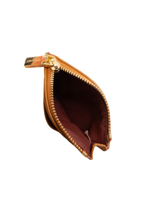 ROUNDED PRINTED Petit porte-cartes en cuir avec zip CUIR - Portefeuilles Femme