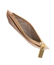 COCCINELLE ROUNDED PRINTED Porte-cartes plat en cuir avec zip rosaces - Portefeuilles Femme - 3