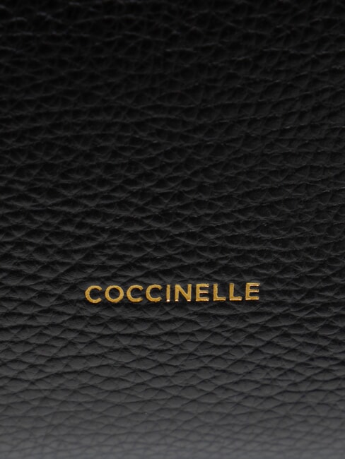 KLICHE Sac à main en cuir avec bandoulière Noir - Sacs pour Femme