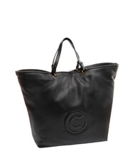 COCCINELLE CALLISTO Sac shopping en cuir avec logo en relief - Sacs pour Femme
