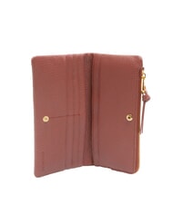 COCCINELLE SOFTY Grand portefeuille en cuir Brandy - Portefeuilles Femme - 2