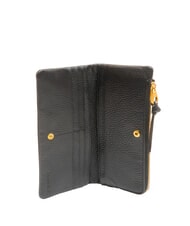 COCCINELLE SOFTY Grand portefeuille en cuir Noir - Portefeuilles Femme - 2