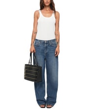 LOVE MOSCHINO ZIPLINE Sac à bandoulière Noir - Sacs pour Femme - 5