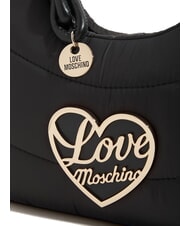 LOVE MOSCHINO AIR WAVE Petit sac à bandoulière bouffant Noir - Sacs pour Femme - 3