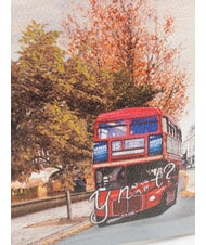 YNOT YESBAG Clutch Pochette avec bandouli&egrave;re Rue de Londres - Sacs pour Femme - 3