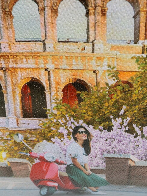 YESBAG  Grand sac à bandoulière L'amour italien - Sacs pour Femme