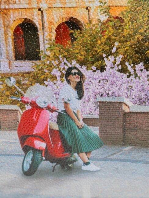 YESBAG SPECIAL  Sac &agrave; bandouli&egrave;re Hobo L'amour italien - Sacs pour Femme