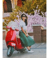 YNOT YESBAG M Sac &agrave; bandouli&egrave;re L'amour italien - Sacs pour Femme - 3