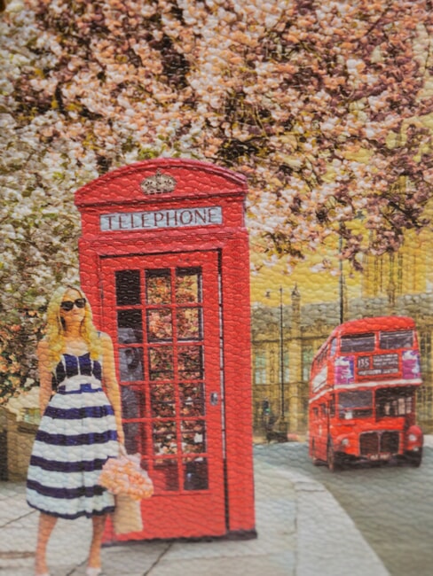 YESBAG Sac à bandoulière plat rosier anglais - Sacs pour Femme