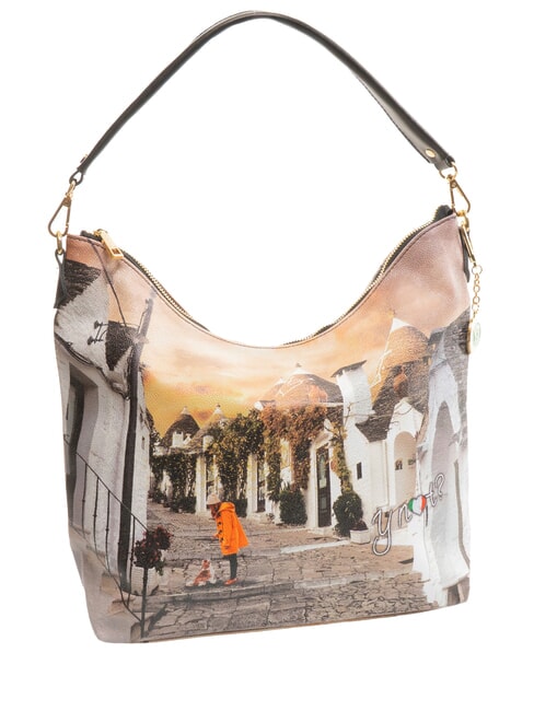 YESBAG Sac &agrave; bandouli&egrave;re Hobo la vie dans les trulli - Sacs pour Femme
