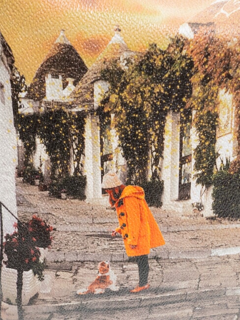 YESBAG Sac &agrave; bandouli&egrave;re Hobo la vie dans les trulli - Sacs pour Femme