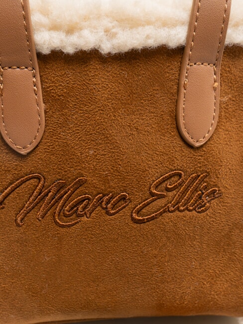 SHERPA Mini sac à main avec bandoulière cuir foncé - Sacs pour Femme