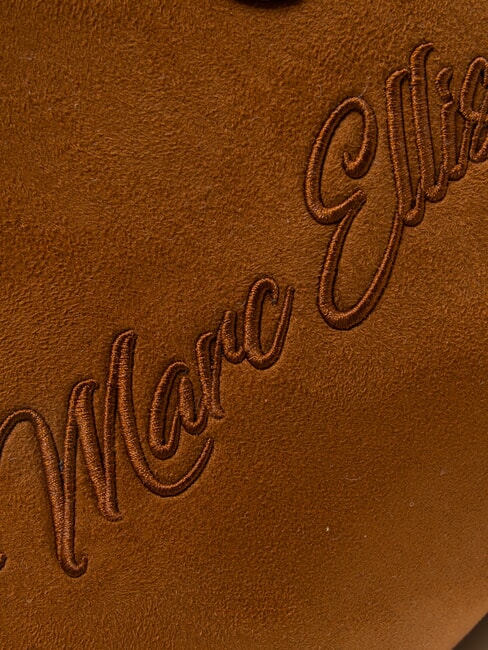 SHERPA Sac à main moyen avec bandoulière cuir foncé - Sacs pour Femme